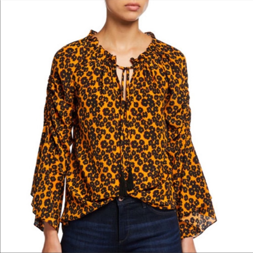 KOBI HALPERIN LARSEN BLOUSE. NWT $378 medium